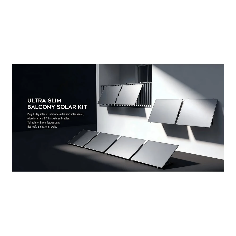 Solivic ULTRA Slim Balcony Solar Kit